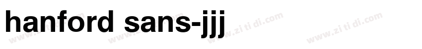 hanford sans字体转换